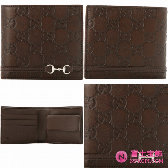 GUCCI/グッチ ICON HORSEBIT2つ折り財布 245773 AA61N 2019 